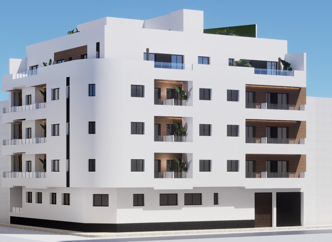 Obra nueva - Apartamento -
Torrevieja - pueblo