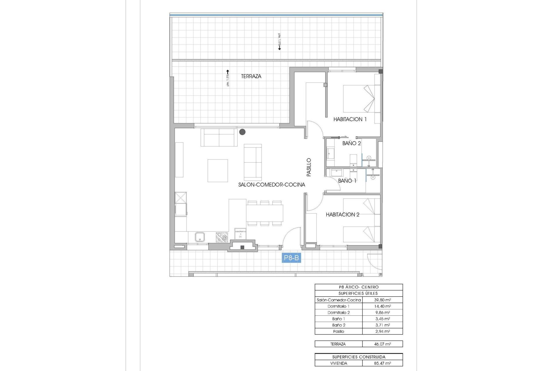 Obra nueva - Ático -
Villajoyosa - Cala Finestrat