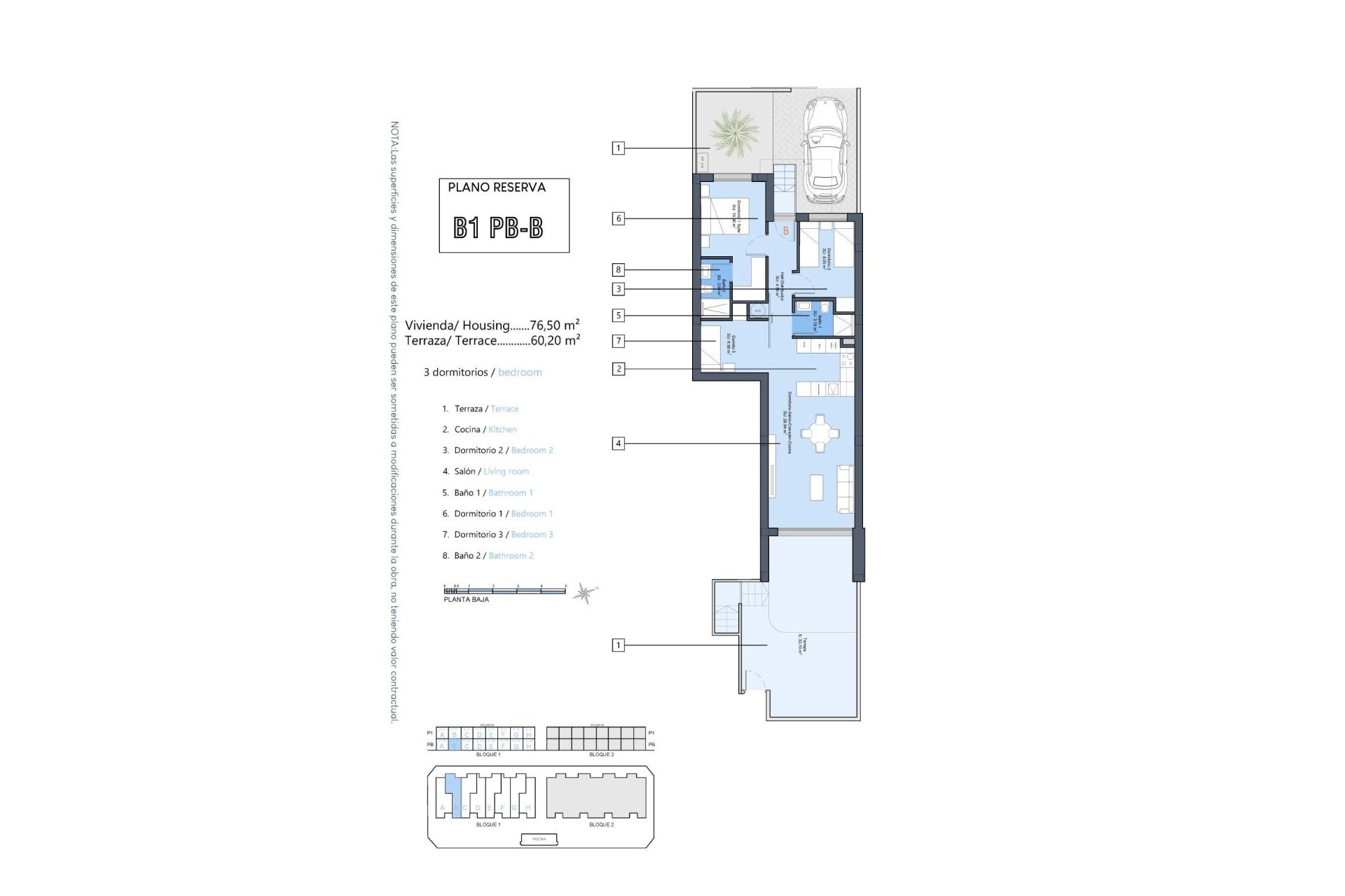 Obra nueva - Bungalow -
Dolores - Sector 3