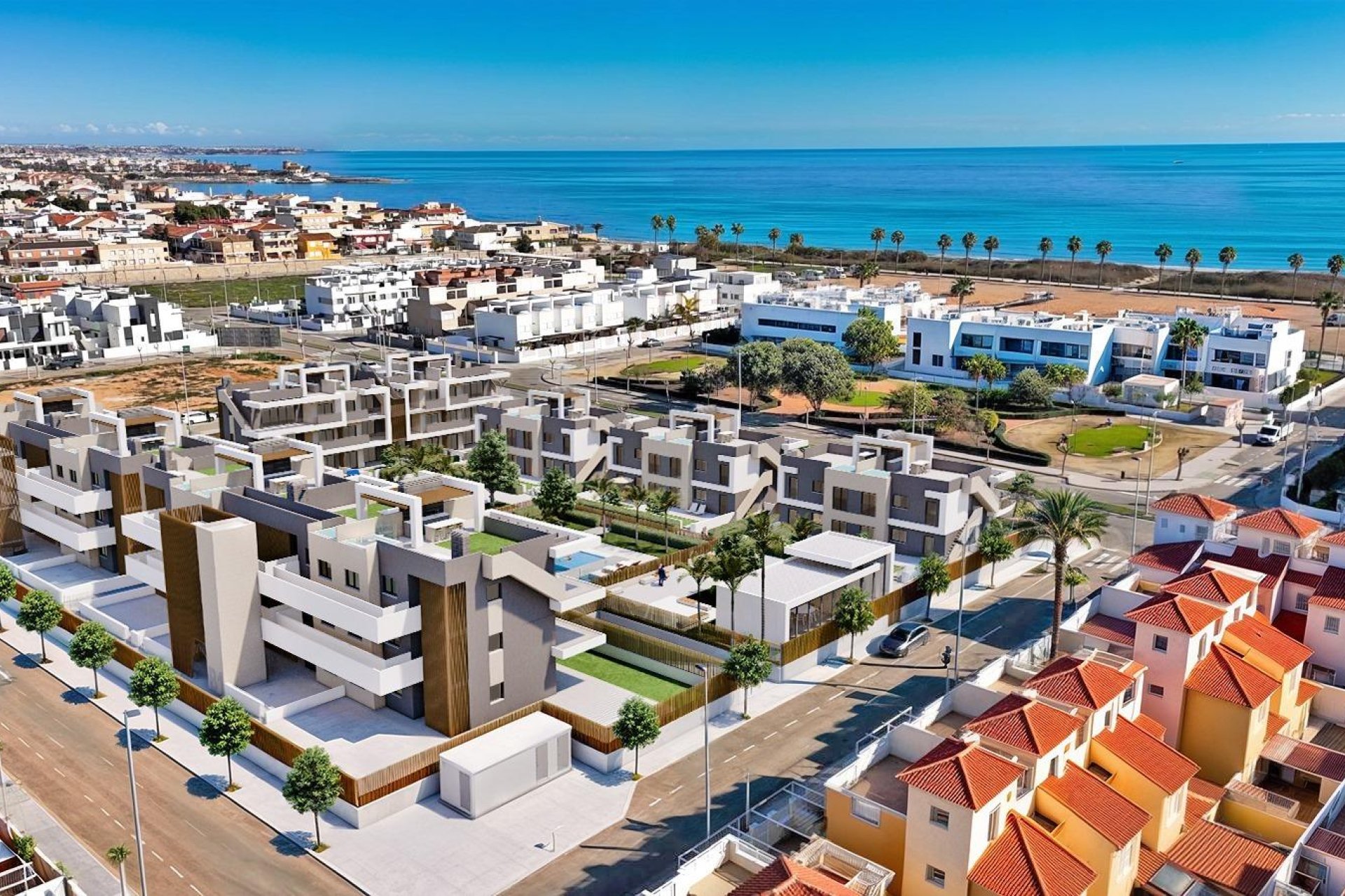 Obra nueva - Bungalow -
Pilar de la Horadada - Playa de las Higuericas