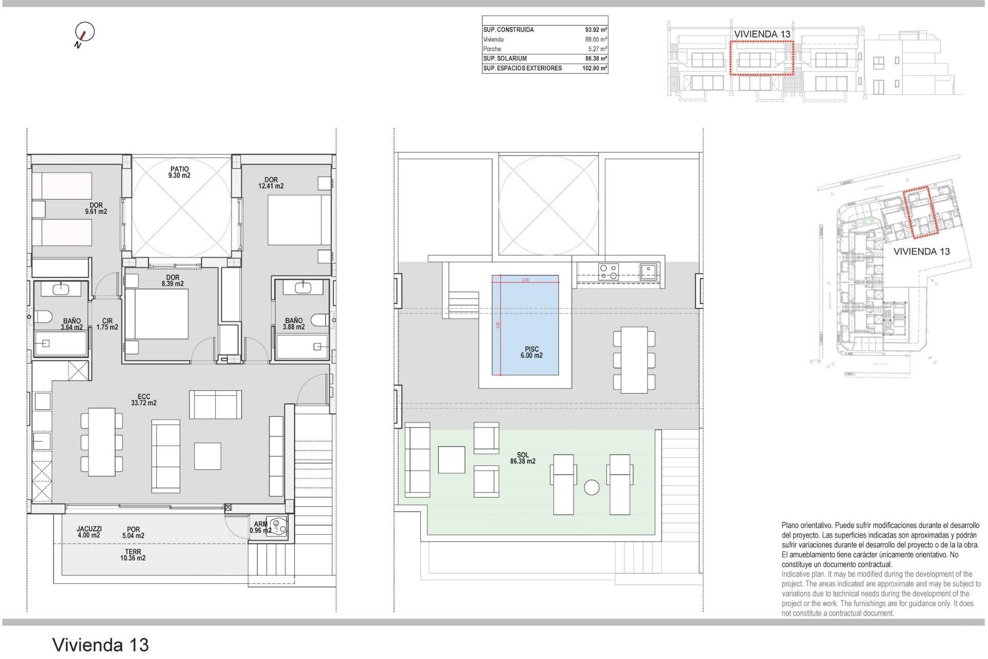 Obra nueva - Bungalow -
Pilar de la Horadada - pueblo