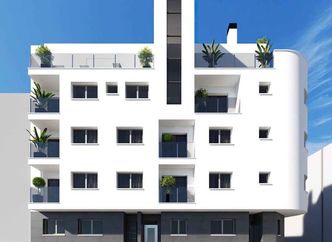Obra nueva - Ground floor apartment -
Torrevieja - Centro