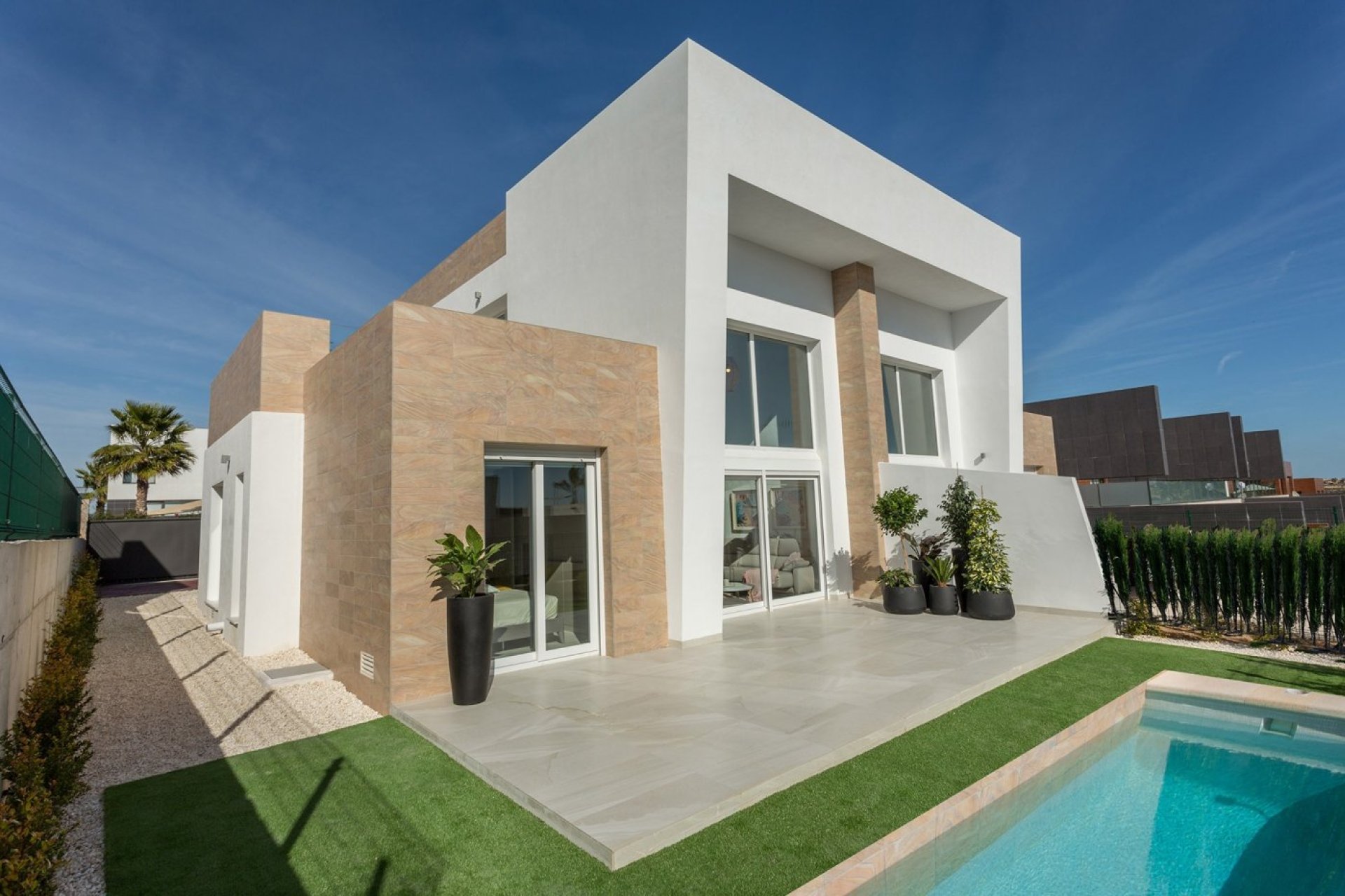 Obra nueva - Semidetached -
Algorfa - La Finca Golf