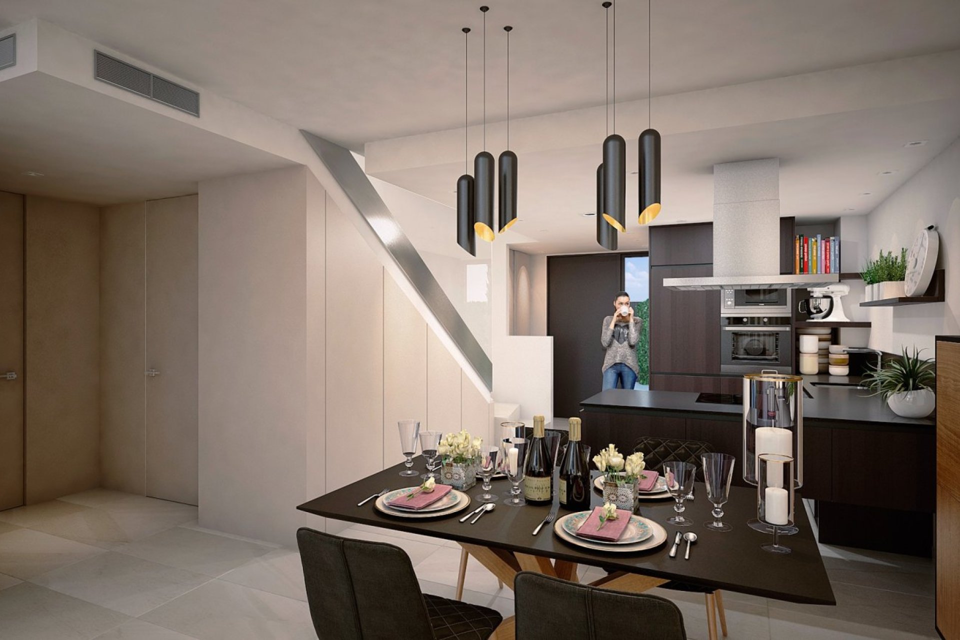 Obra nueva - Semidetached -
Algorfa - La Finca Golf