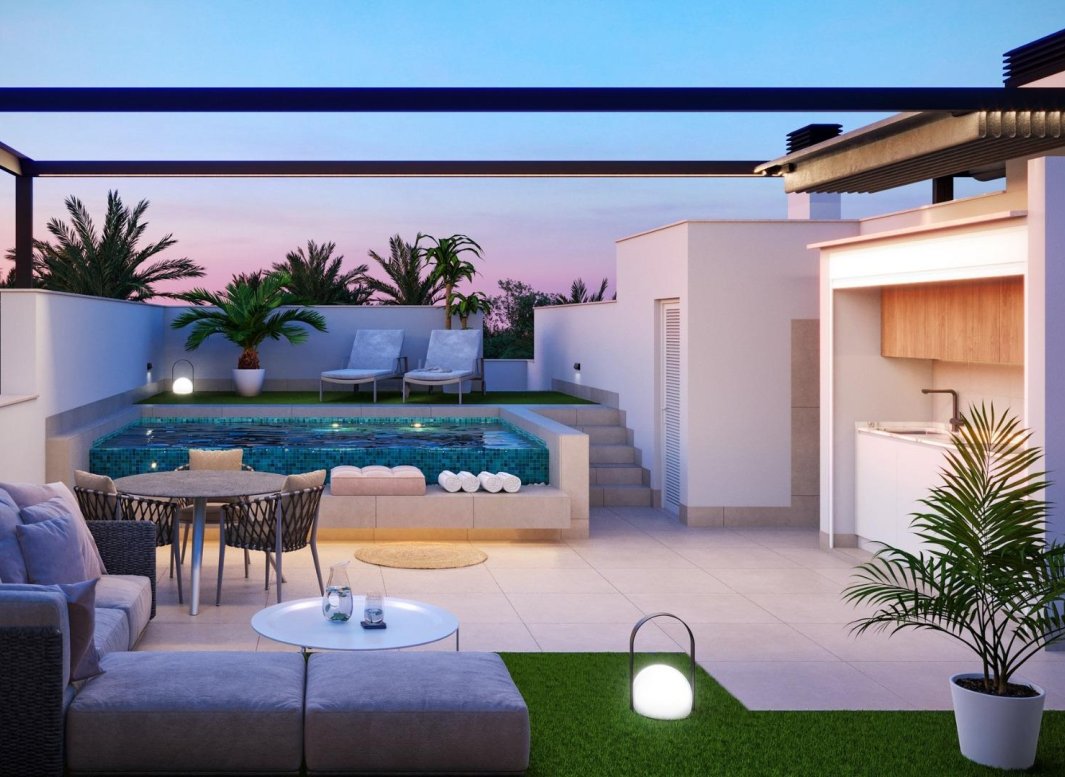 Obra nueva - Top Floor Bungalow -
Pilar de la Horadada - parques de Andromeda