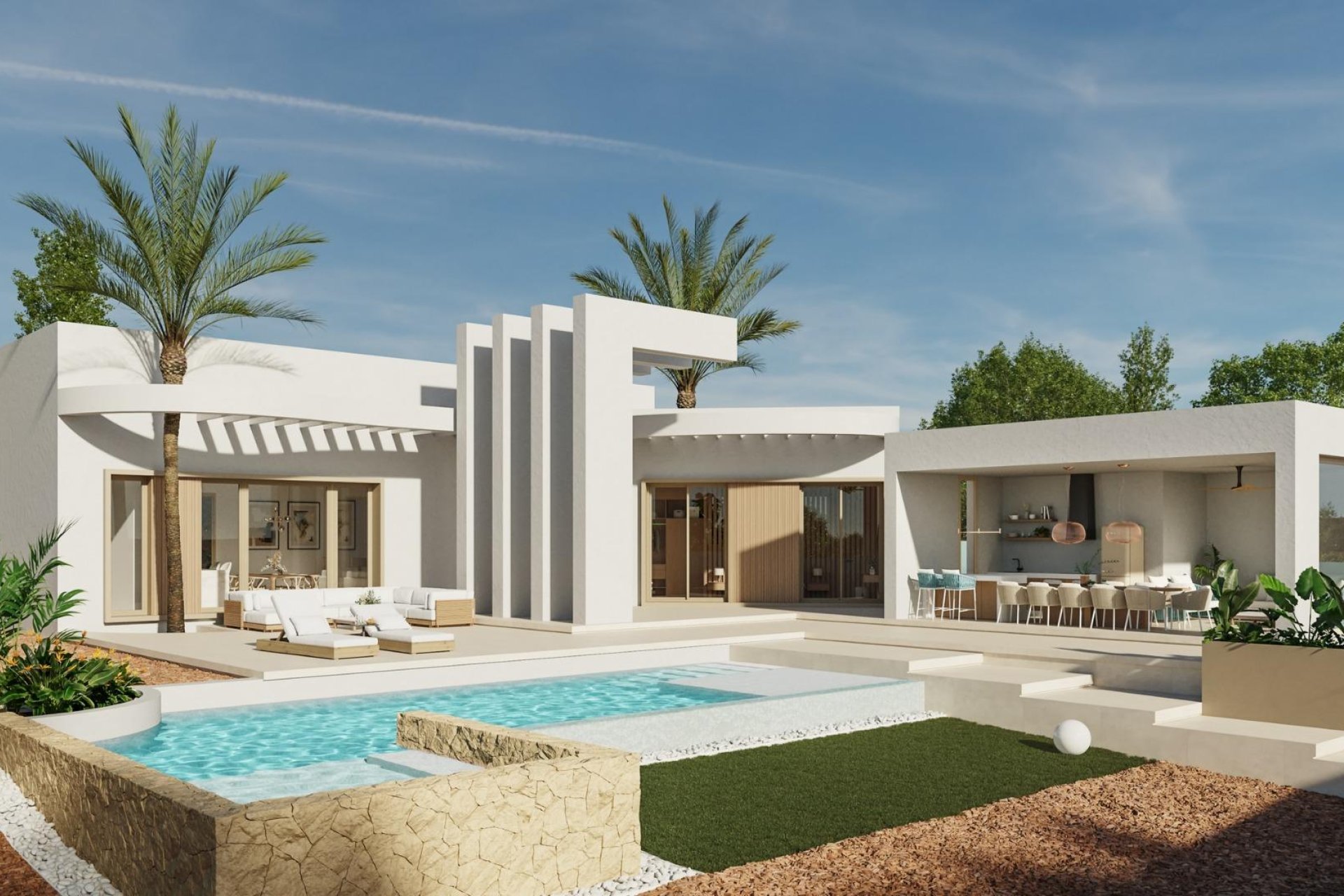 Obra nueva - Villa -
Algorfa - Lomas De La Juliana