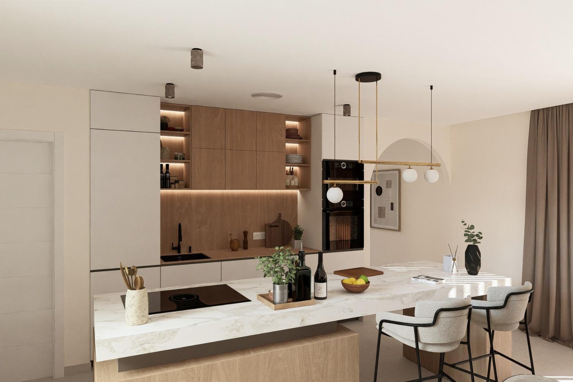 Obra nueva - Villa -
Baños y Mendigo - Altaona Golf