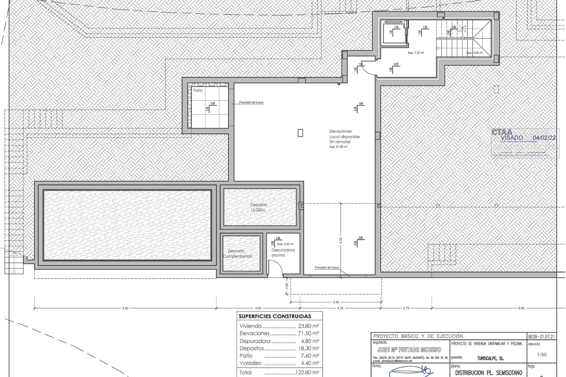 Obra nueva - Villa -
Benissa - Racó Del Galeno