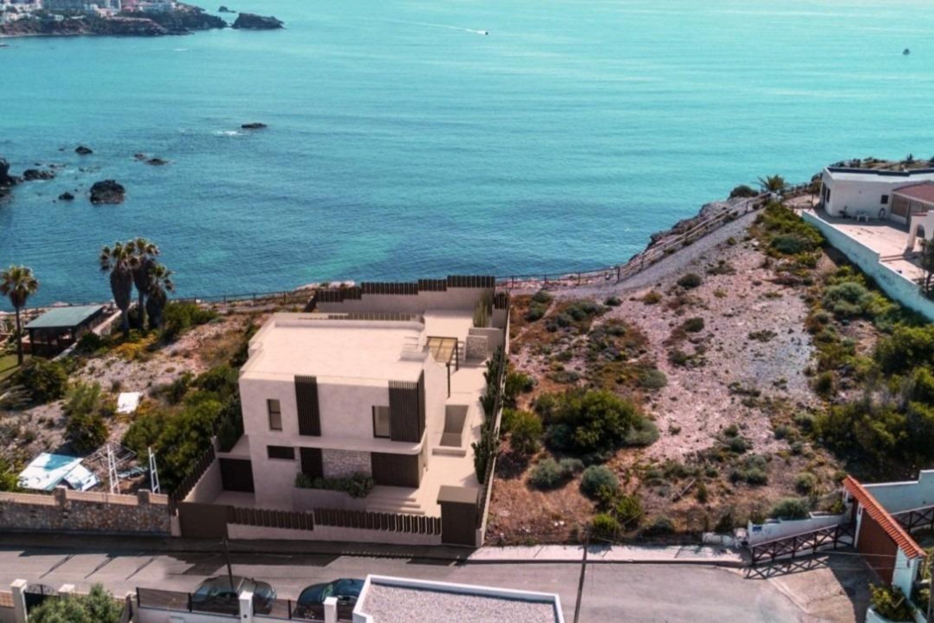 Obra nueva - Villa -
Cabo de Palos - Cala Flores