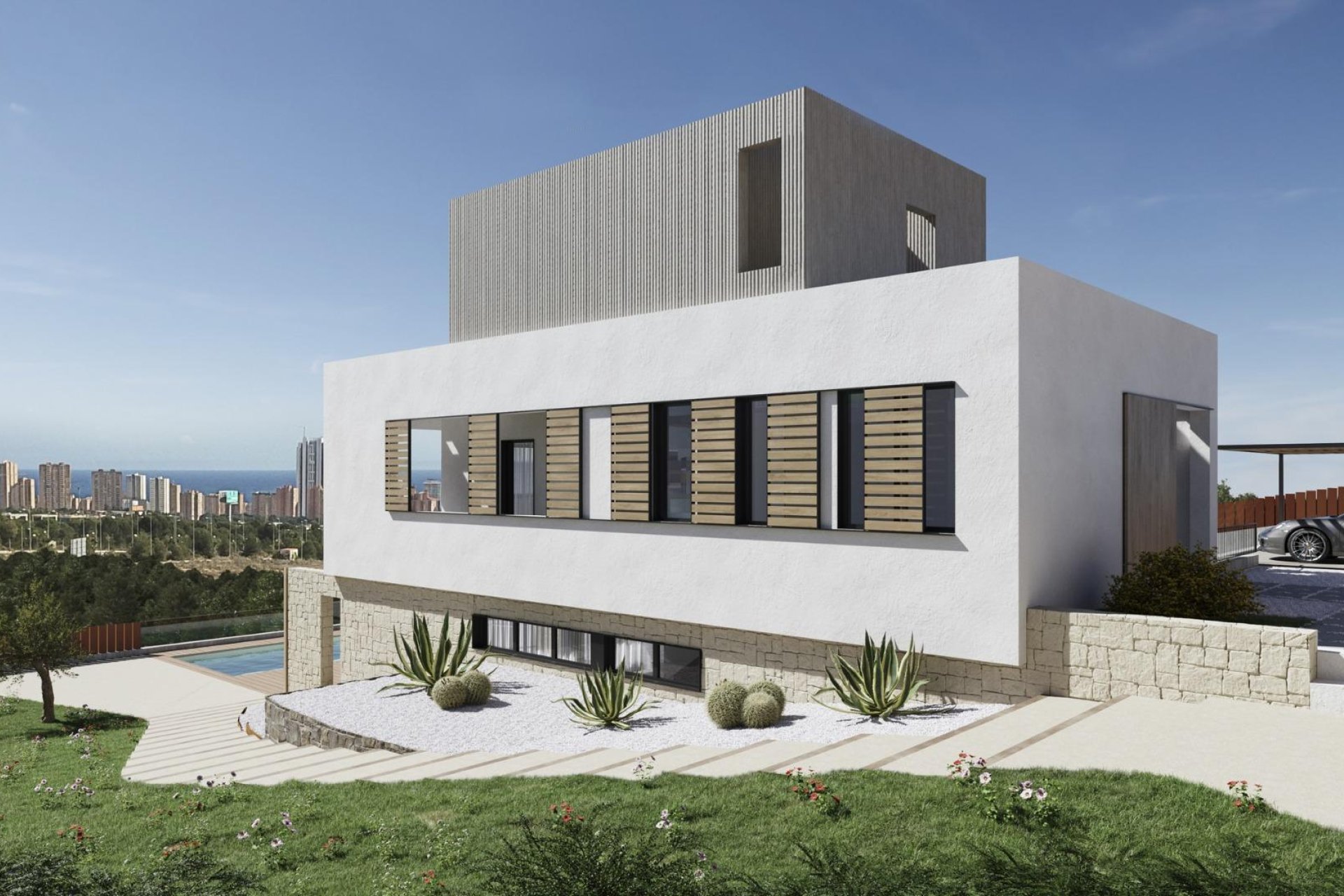 Obra nueva - Villa -
Finestrat - Campana Garden