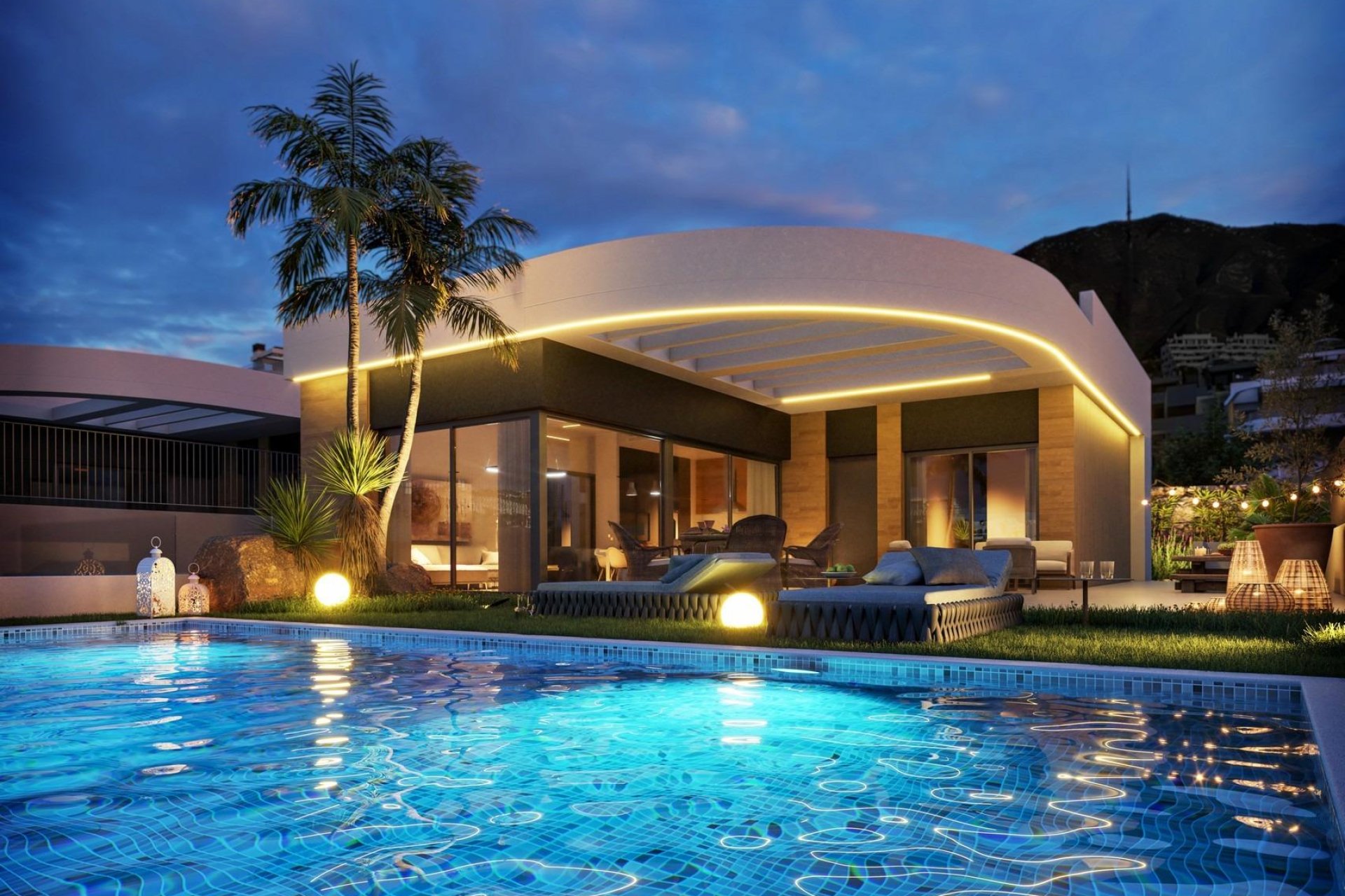 Obra nueva - Villa -
Finestrat - Campana Garden