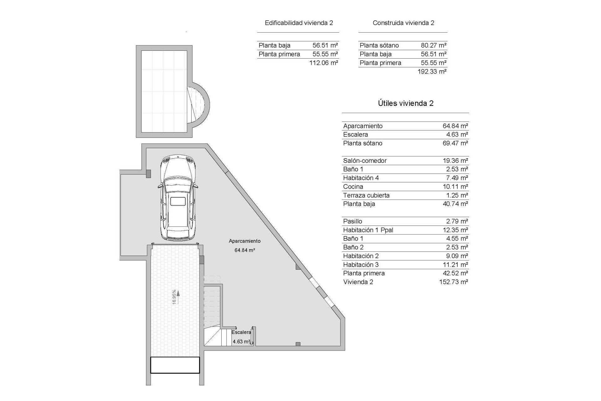 Obra nueva - Villa -
Los Alcazares - Torre del Rame