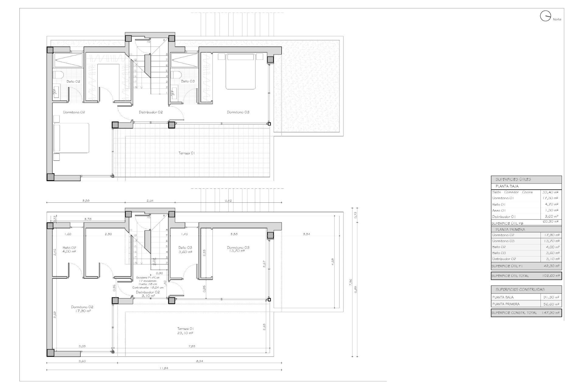 Obra nueva - Villa -
Orihuela Costa - PAU 26