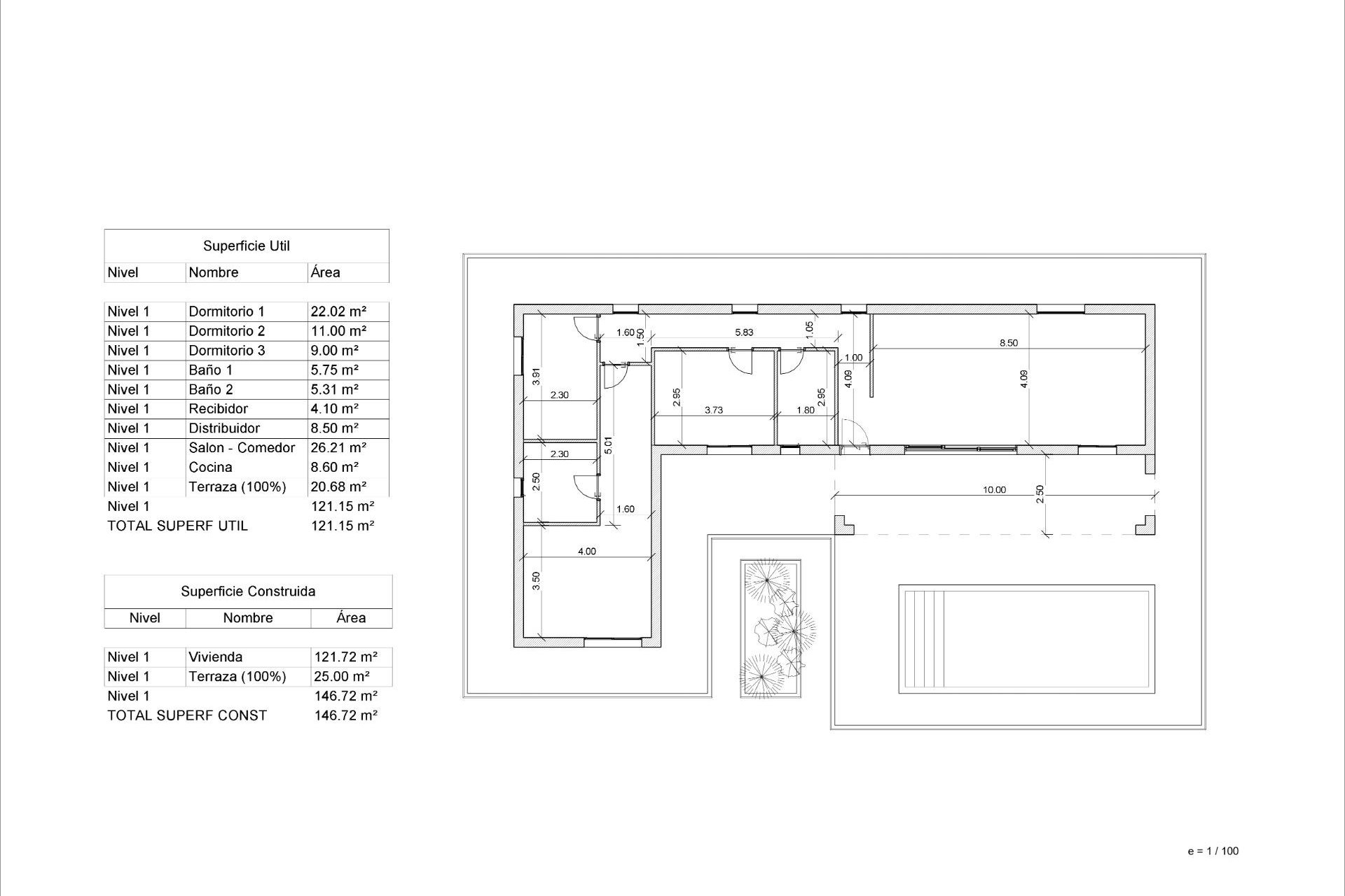 Obra nueva - Villa -
Pinoso - Lel