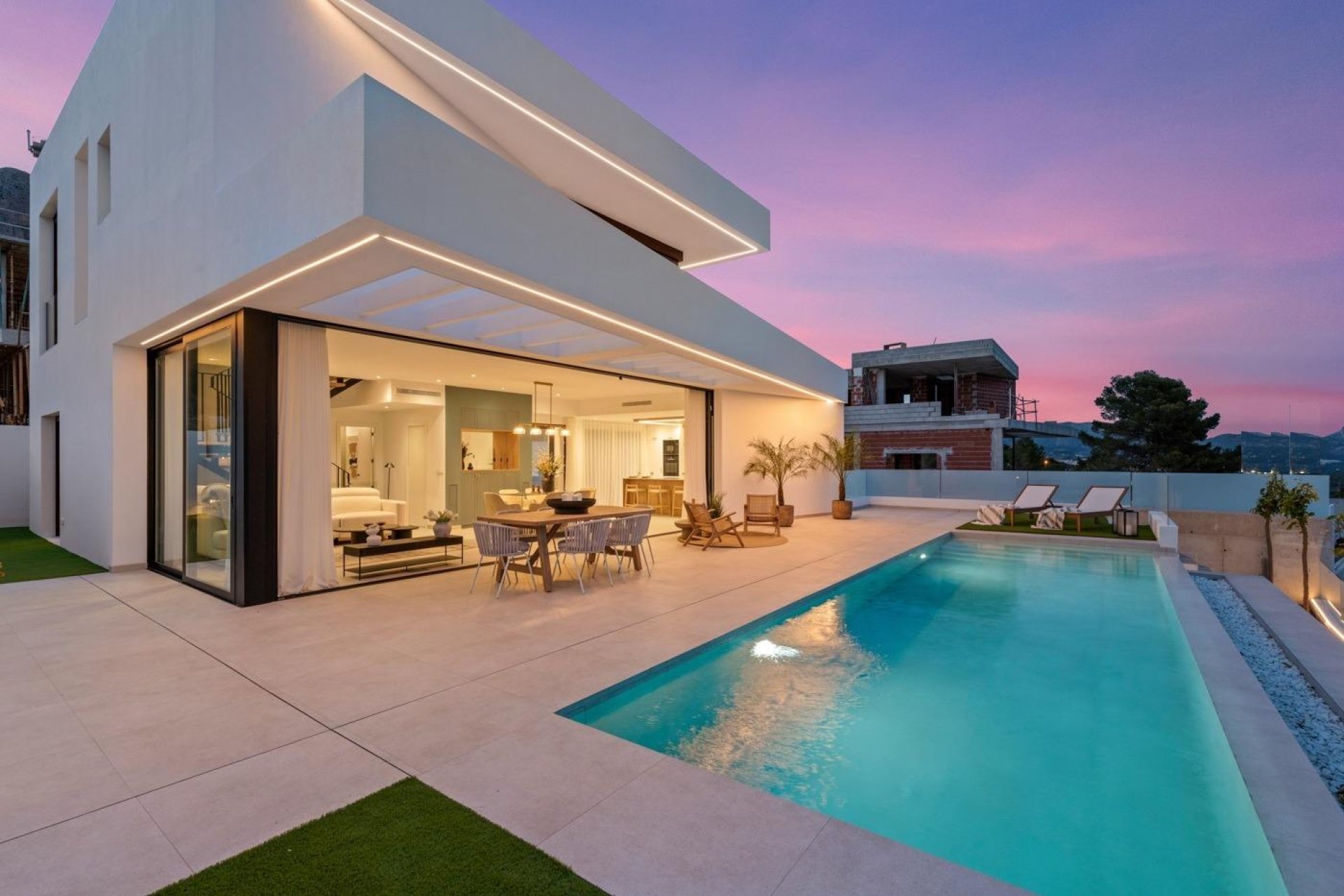 Obra nueva - Villa -
Polop - Urbanizaciones