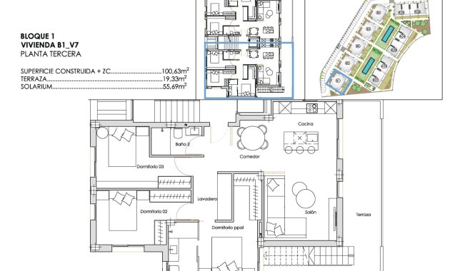 New Build - Penthouse -
Torre Pacheco - Santa Rosalia Lake and Life Resort