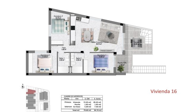 New Build - Bungalow -
Pilar de la Horadada - pueblo