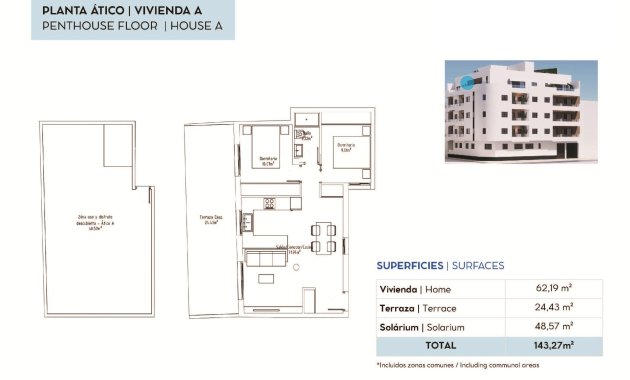 New Build - Penthouse -
Torrevieja - pueblo