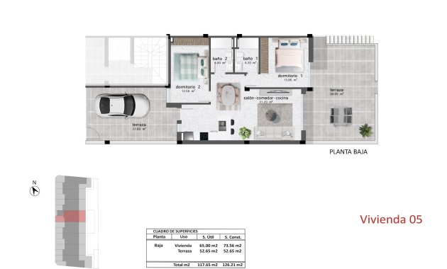 New Build - Bungalow -
Pilar de la Horadada - pueblo