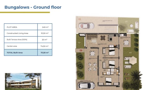 New Build - Bungalow -
Orihuela Costa - La Ciñuelica