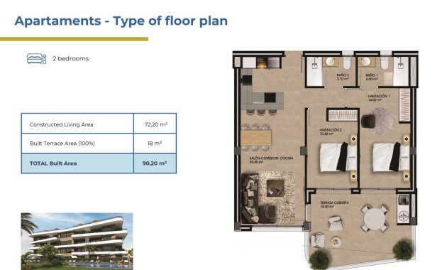 New Build - Apartment / flat -
Orihuela Costa - La Ciñuelica