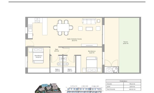 New Build - Apartment / flat -
Finestrat - Puig Campana Golf