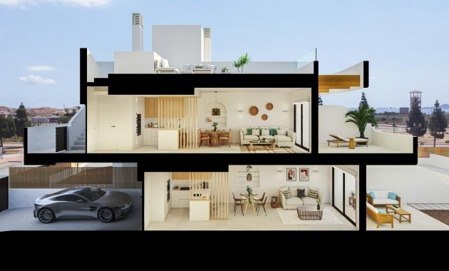 New Build - Apartment / flat -
Los Alcazares - Torre del Rame