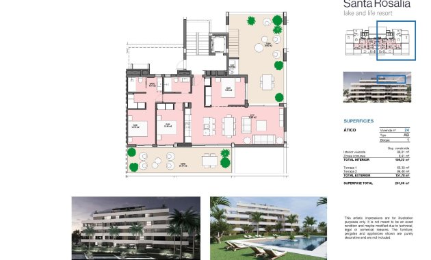 New Build - Penthouse -
Torre Pacheco - Santa Rosalia Lake and Life Resort