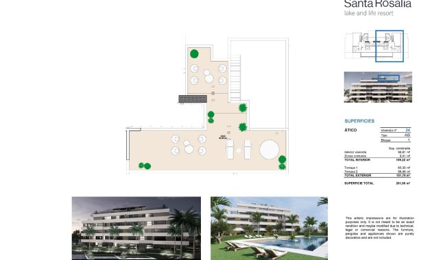 New Build - Penthouse -
Torre Pacheco - Santa Rosalia Lake and Life Resort