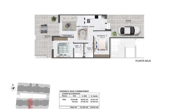 New Build - Bungalow -
Pilar de la Horadada - pueblo