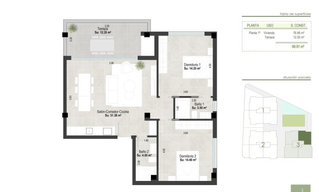 New Build - Apartment / flat -
San Pedro del Pinatar - Centro