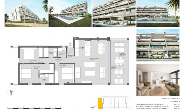 New Build - Apartment / flat -
Cartagena - Mar De Cristal