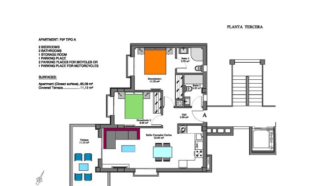 Obra nueva - Ático -
Orihuela Costa - Las Filipinas