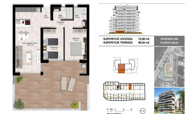 New Build - Apartment / flat -
Guardamar del Segura - Puerto