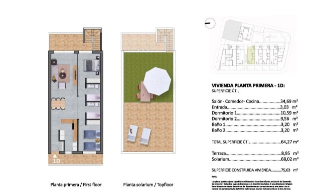 New Build - Bungalow -
Pilar de la Horadada - pueblo