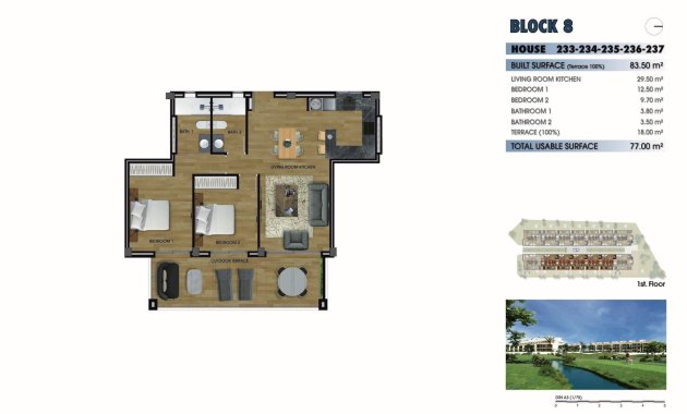 Obra nueva - Apartamento/ piso -
Los Alcazares - La Serena Golf