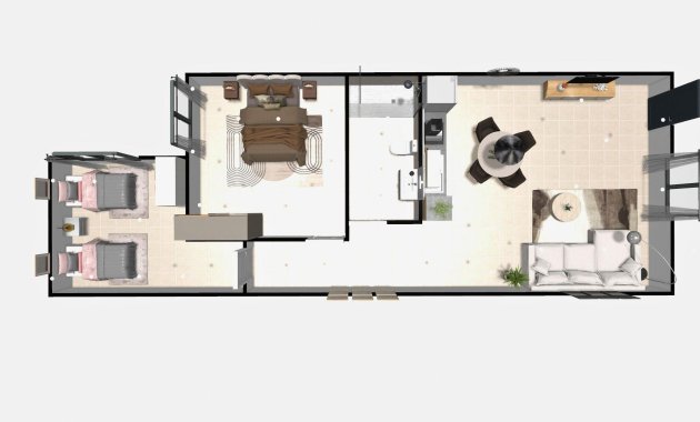 Obra nueva - Bungalow -
Hondón de las Nieves - La Canalosa