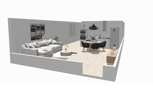 Obra nueva - Bungalow -
Hondón de las Nieves - La Canalosa