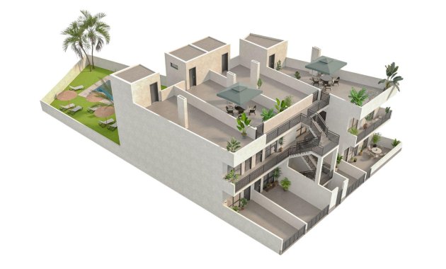 Obra nueva - Bungalow -
Hondón de las Nieves - La Canalosa
