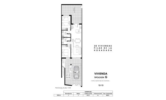 Obra nueva - Bungalow -
Pilar de la Horadada - pueblo