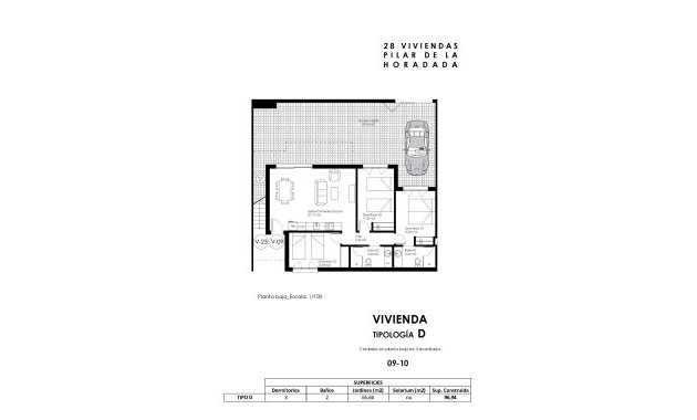 Obra nueva - Bungalow -
Pilar de la Horadada - pueblo