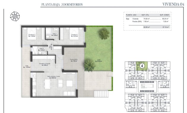 Nýbygging - Ground Floor Bungalow -
Alhama De Murcia - Condado De Alhama