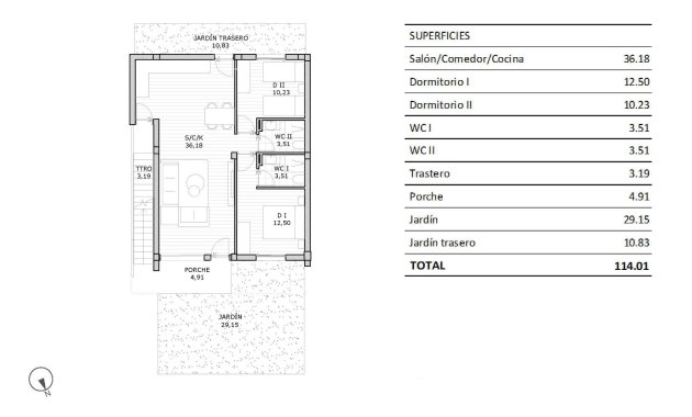 Obra nueva - Bungalow -
San Miguel de Salinas - Pueblo