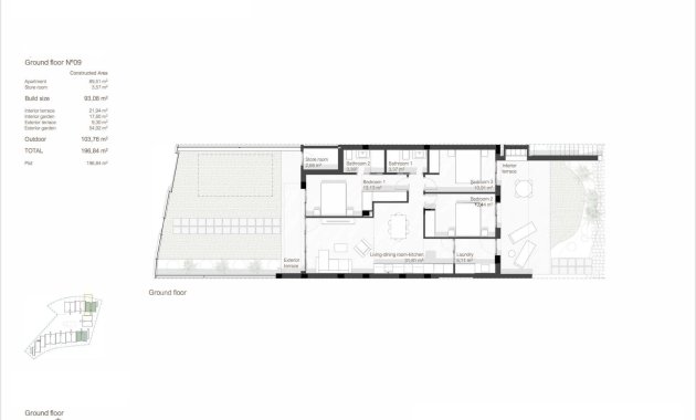 Nýbygging - Ground Floor Bungalow -
San Javier - Roda Golf