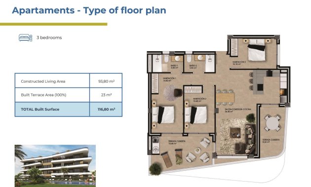 New Build - Apartment / flat -
Orihuela Costa - La Ciñuelica