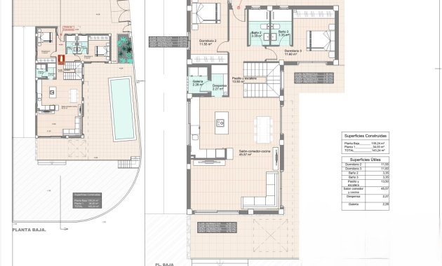 Nýbygging - Einbýlishús -
San Fulgencio - urb. La Marina