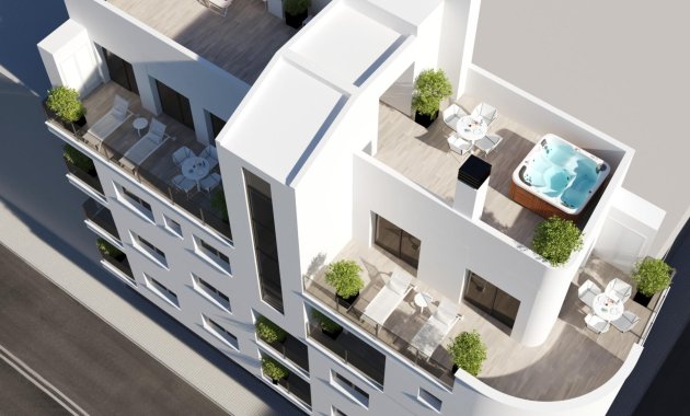 Obra nueva - Ground floor apartment -
Torrevieja - Centro