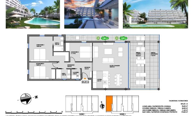 New Build - Ground floor apartment -
Cartagena - Mar De Cristal