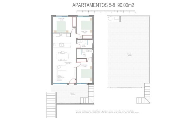 New Build - Top Floor Bungalow -
Pilar de la Horadada - Parque del Mediterraneo