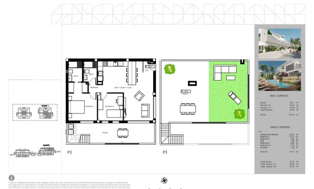 New Build - Top Floor Bungalow -
Torrevieja - Lago Jardín II